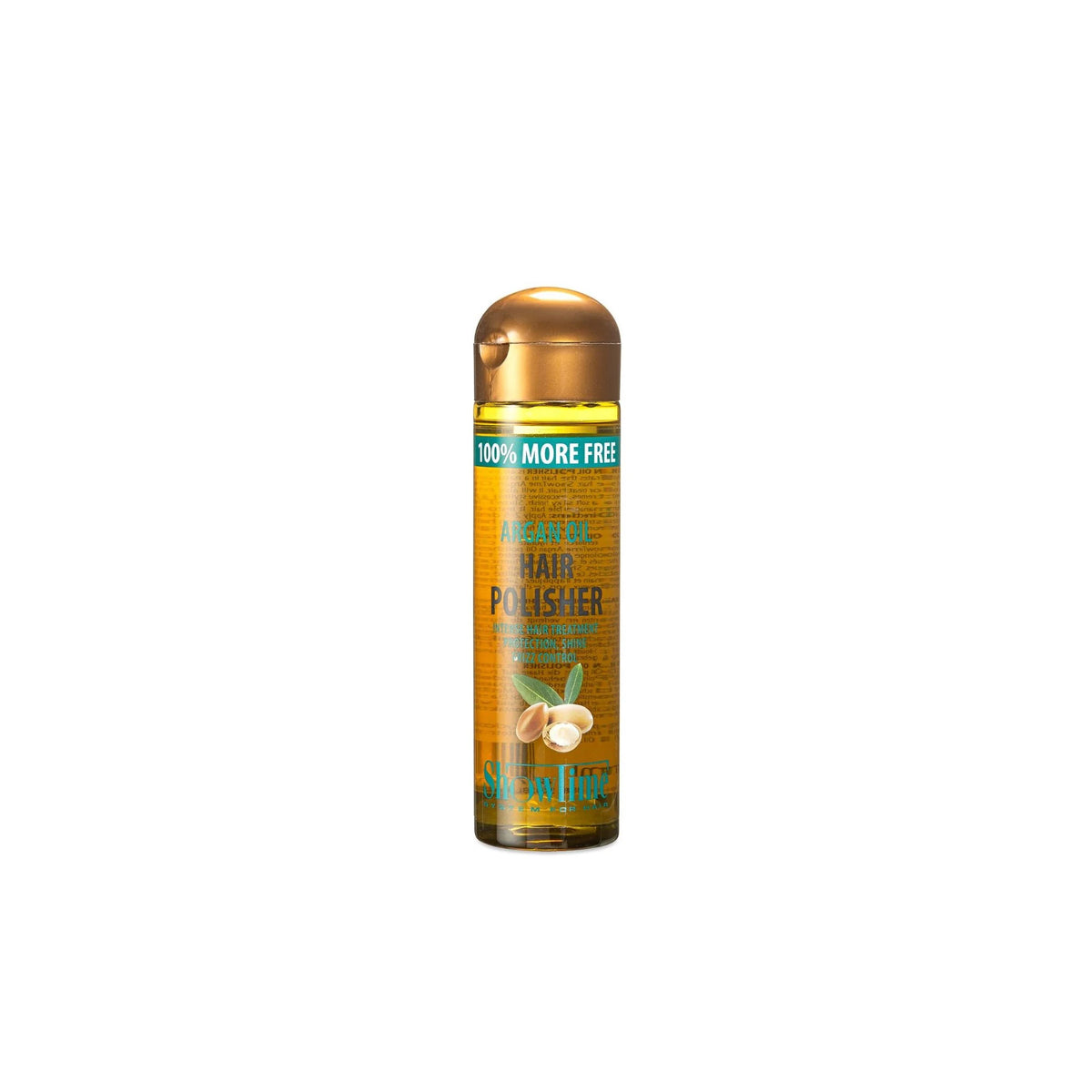 Showtime Argan Oil Hair Polisher 250ml. Hair polishes with argan oil for shine and care.